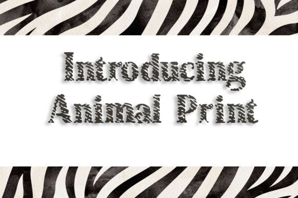 Animal Print Font: Unleashing Creativity in Design and Typography