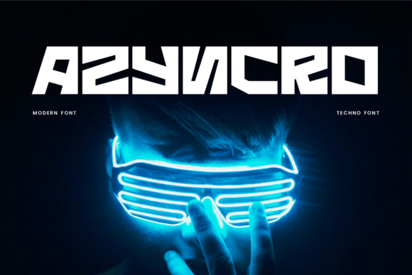 Azyncro: The Modern Typeface Redefining Futuristic Design