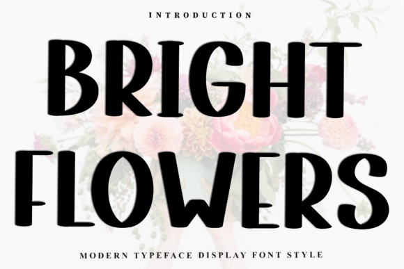 Bright Flowers: Typography with Holiday Cheer and Creative Versatility