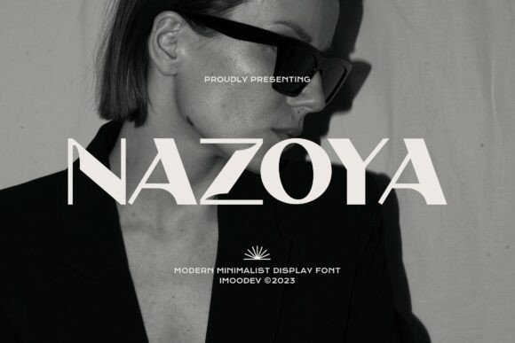 Elevate Your Design Projects with Nazoya: The Elegant Display Font for Modern Aesthetics