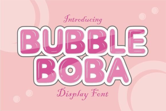 Embracing Playfulness: The Bubbleboba Regular Font and Its Design Impact