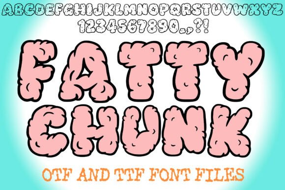 Fatty Chunk: A Strategic Tool for Bold Typography in Creative Projects