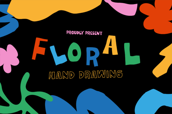 Floral Handdrawing: A Joyful Font for Creative Expression