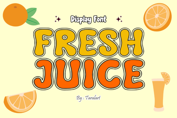 Freshjuice Regular: A Playful Font for Creative Projects