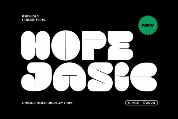 Hope Jasic: Bold, Playful Font for Eye-Catching Designs