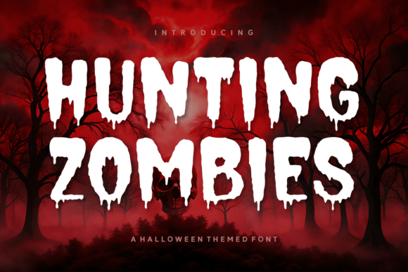 Hunting Zombies: The Spooky Font That Brings Your Halloween Projects to Life