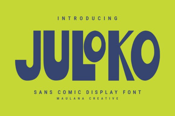 Juloko: The Playful Sans Comic Font That Stands Out