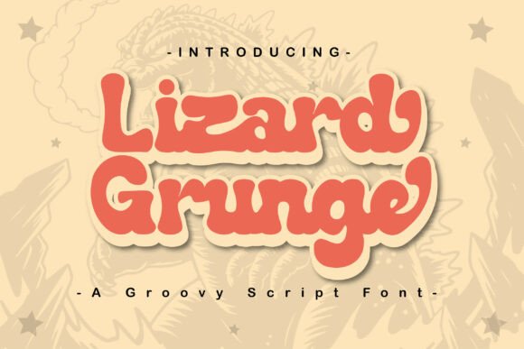 Lizard Grunge: A Bold Font with Retro Charm