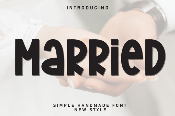 Married: A Casual Display Font for Modern Visual Design