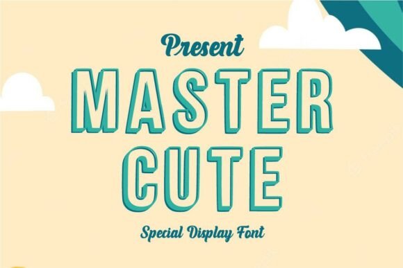 Mastercute Regular: A Playful Font with a Retro Edge