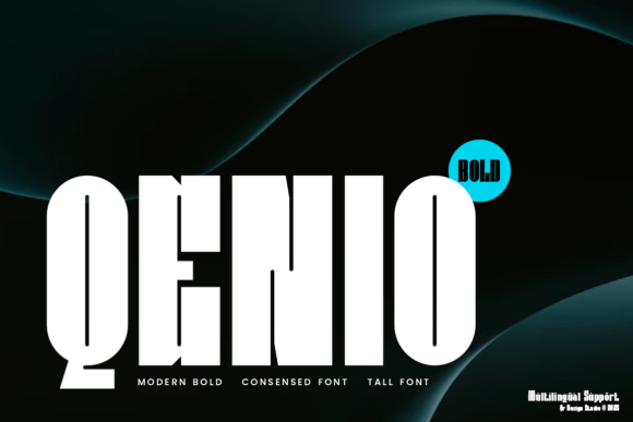 Qenio: A Bold Typeface for Modern Visual Impact