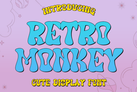 Retro Monkey: A Playful Display Font for Bold Design Projects