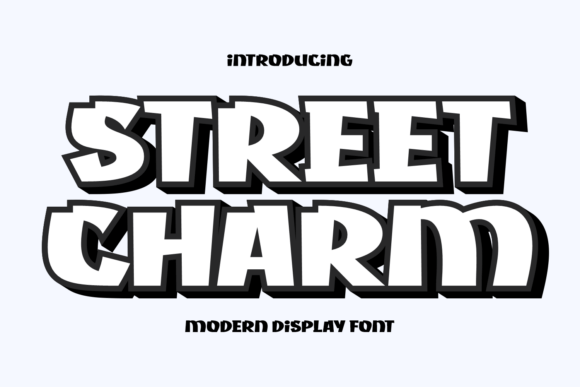 Street Charm: A Bold, Playful Font That Commands Attention
