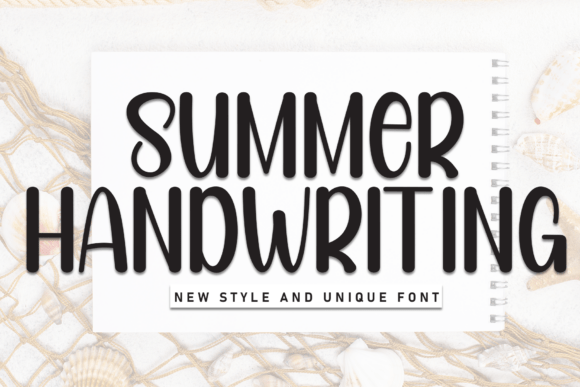 Summer Handwriting: A Whimsical Font for Joyful Designs