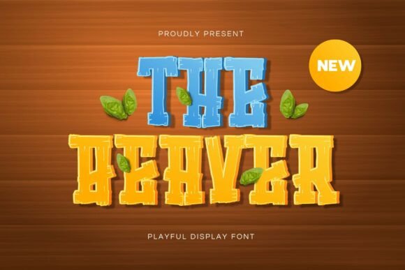 The Beaver Regular: A Bold Display Font for Adventurous Designs