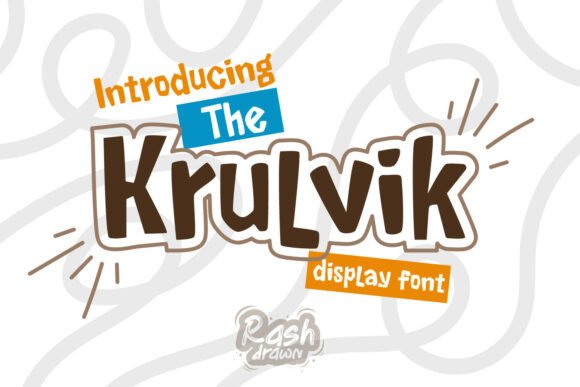 The Krulvik: A Playful Font for Bold, Creative Designs