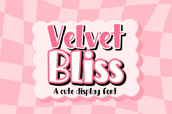 Velvetbliss: A Cheerful Font for Expressive Design Projects