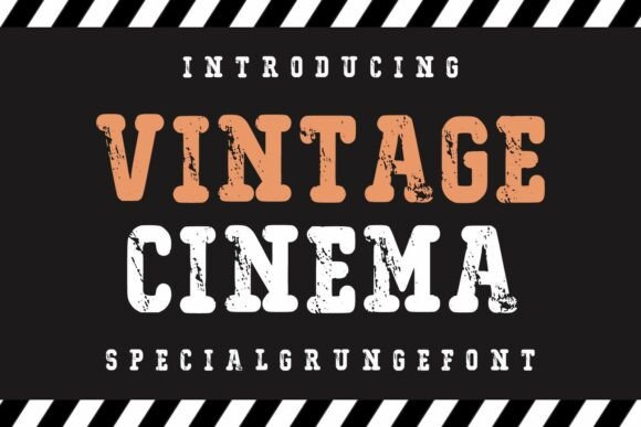 Vintagecinema Regular: The Typeface That Brings Retro Charm to Modern Design