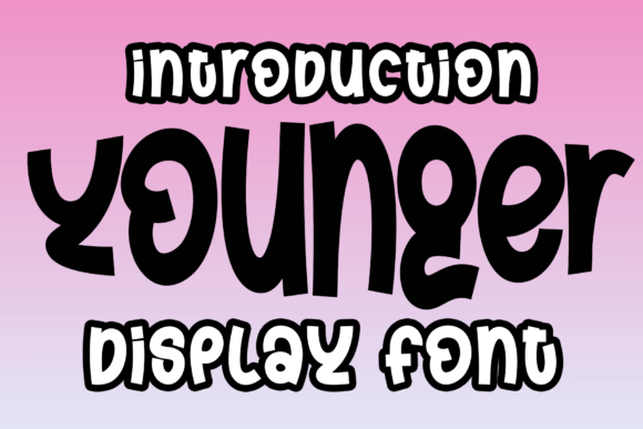 Younger: A Bold Display Font for Playful and Nostalgic Design
